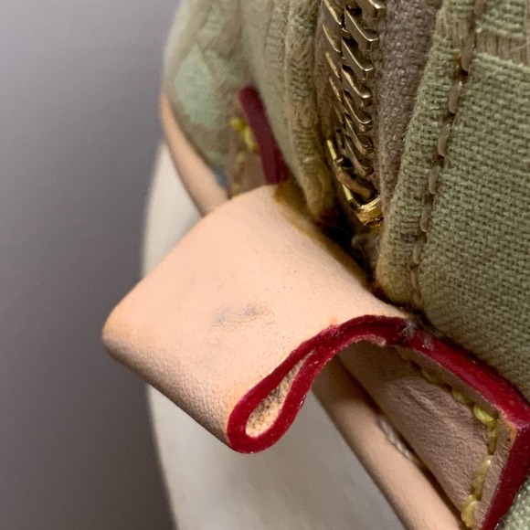 Vintage Dooney & Bourke Green Clutch Bag - Picture 4 of 10